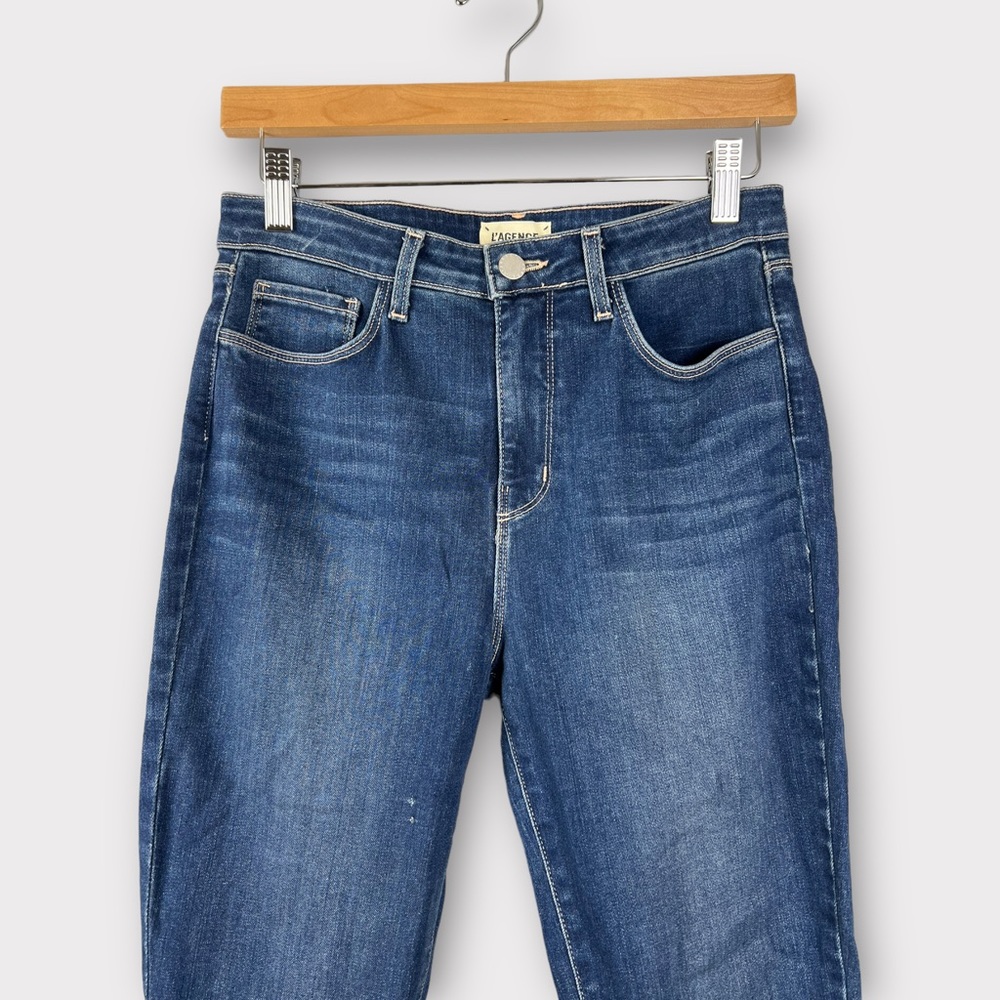 FINAL SALE - L'AGENCE Marguerite Skinny High Rise Peralta | Size 28 - Picture 7 of 13